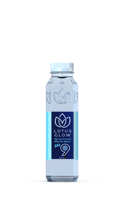Lotus Glow Ionized Alkaline Spring Water - 450ml