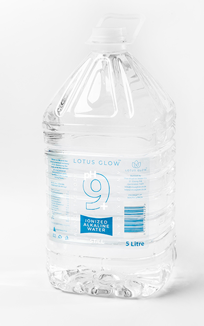 Lotus Glow Ionized Alkaline Spring Water -5litre